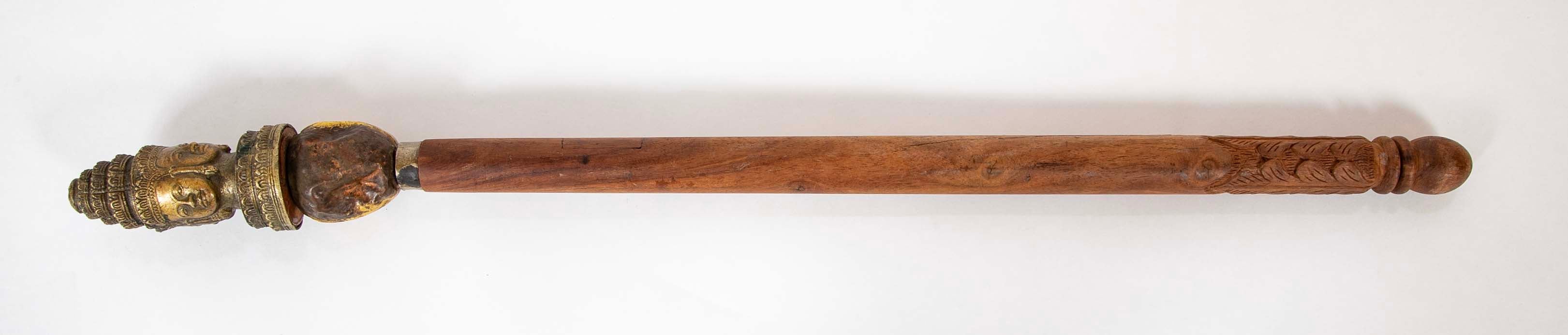 Buddhist Tibetan Ceremonial Staff