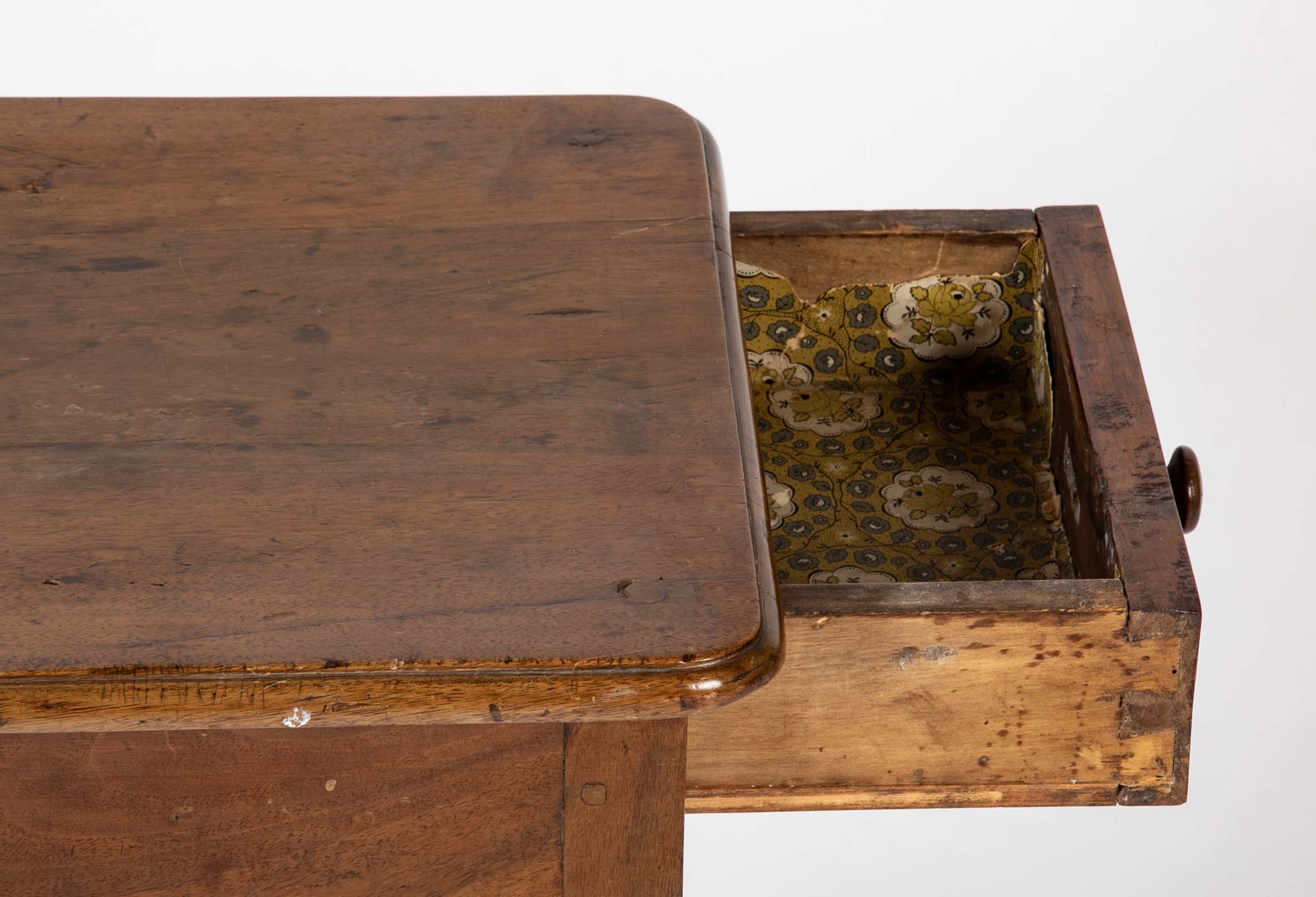 Louis XIII Period Walnut Side Table