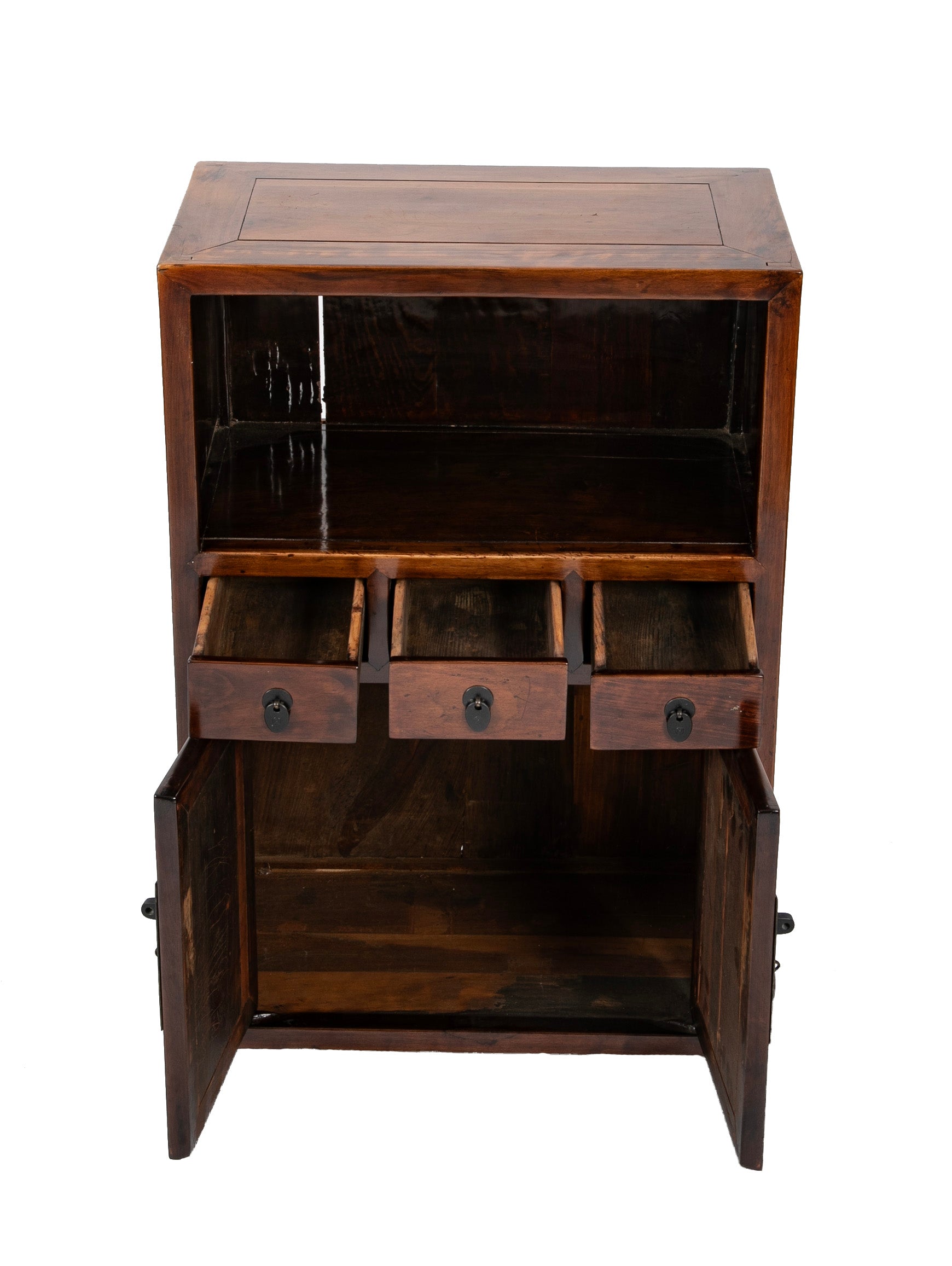 Pair of 19th Century Chinese Hardwood Cabinets