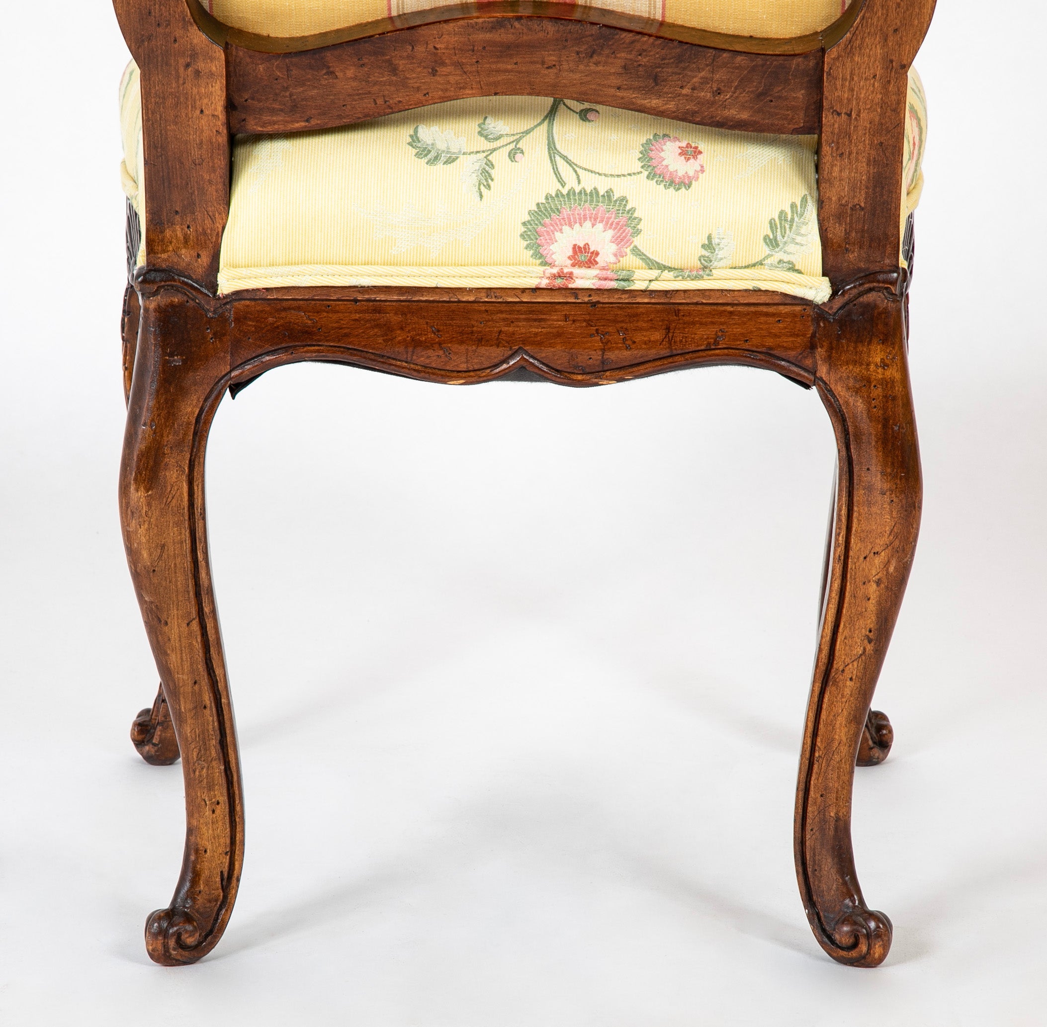Set of 10 Louis XV Style Carved Dining Chairs