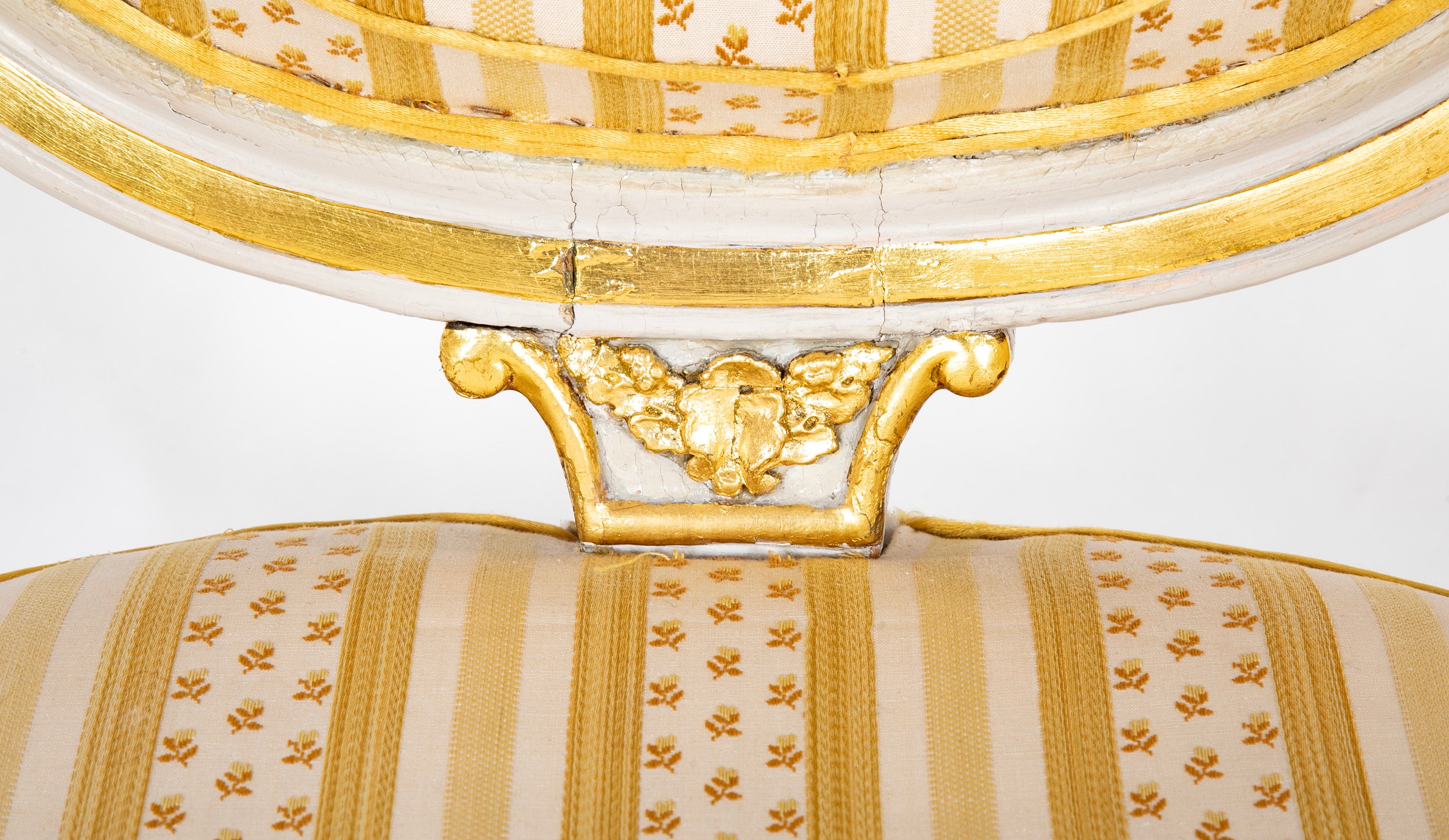 Rare Set of Four Late 18th/Early 19th Century Swedish Reception Chairs