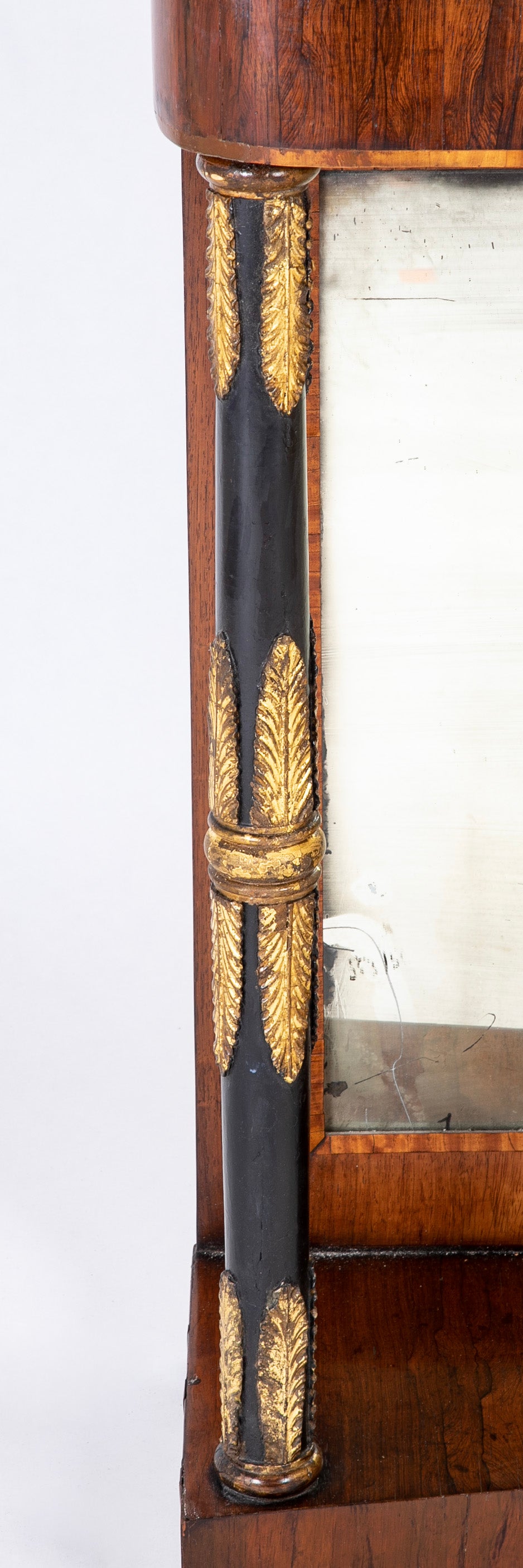 Pair of Early 19th Century Regency Rosewood Mirror Back Console Tables