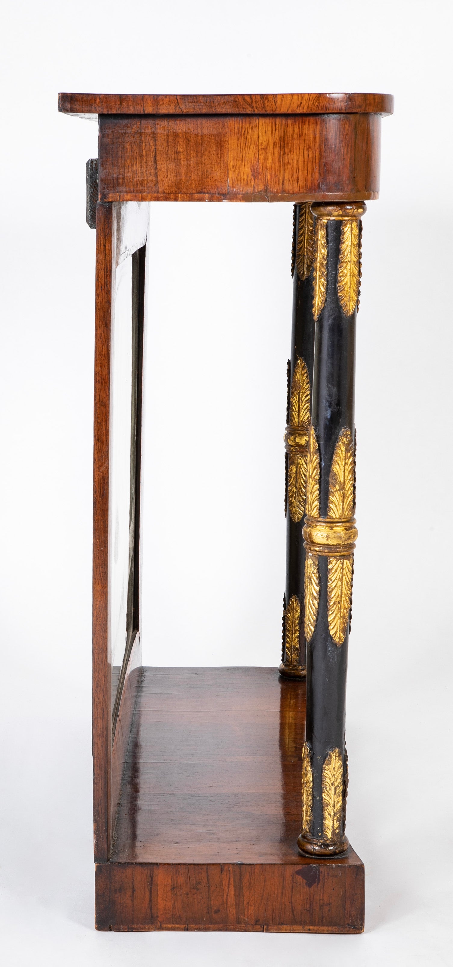 Pair of Early 19th Century Regency Rosewood Mirror Back Console Tables