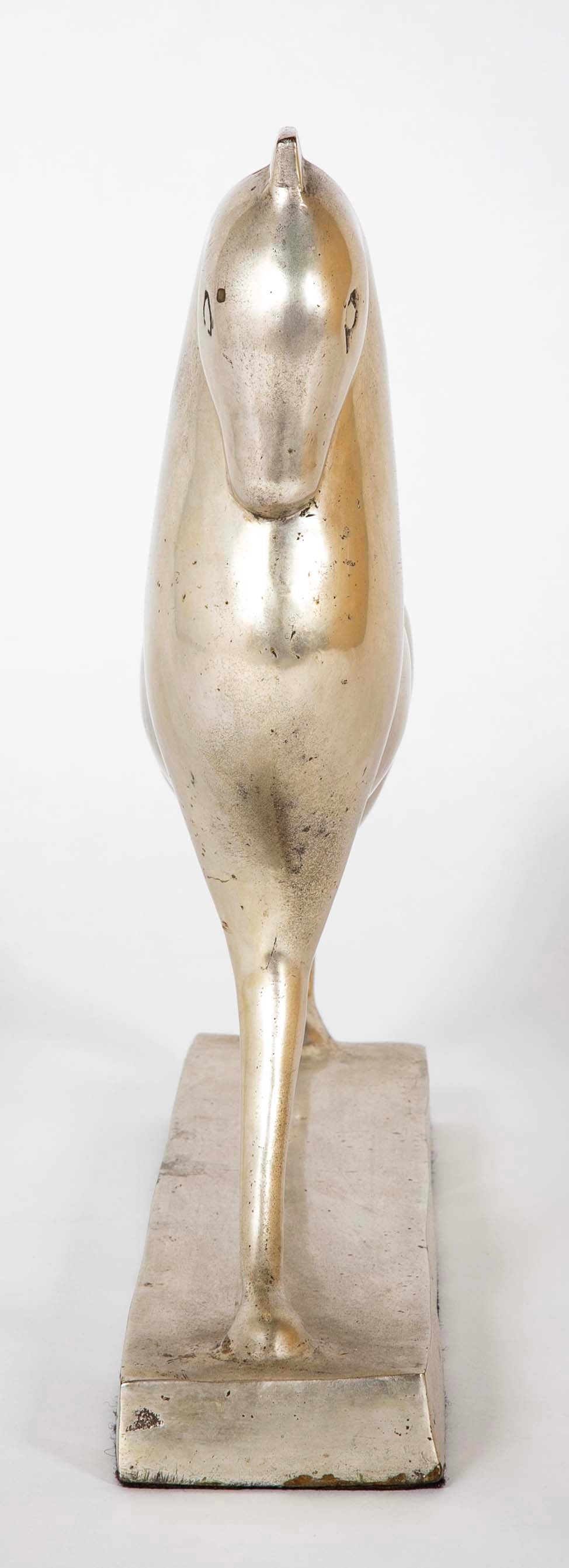 Silvered Art Deco "Etruscan" Horse