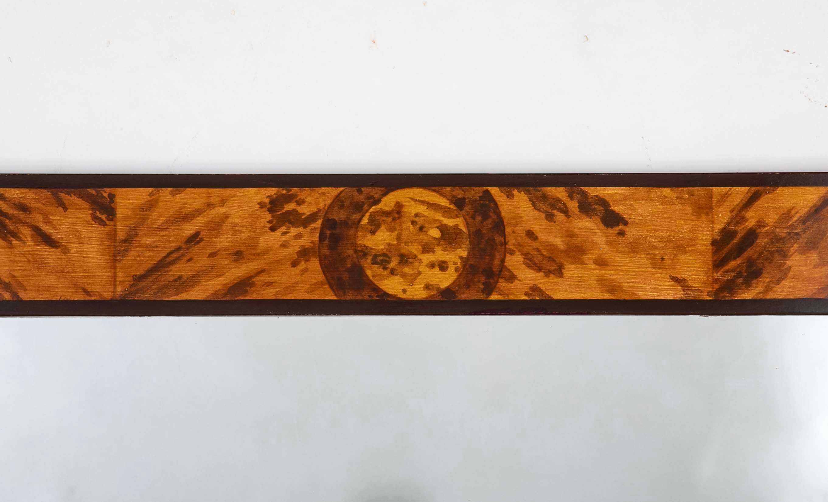 Faux Tortoise Shell Art Deco Mirror
