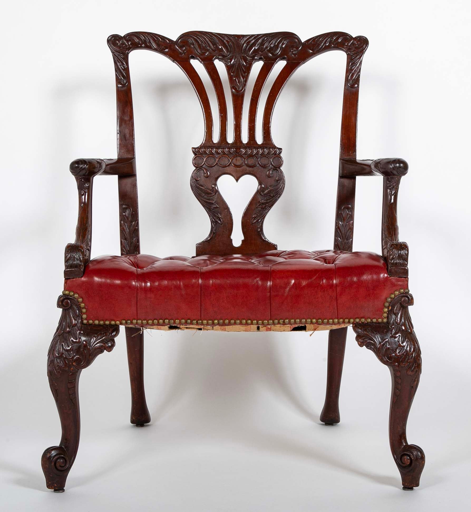 Pair if George II Gainsborough Armchairs