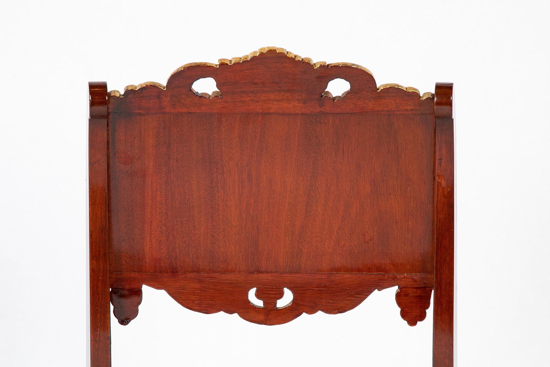 Set of Eight Russian Dining Chairs with Gilt Cresting