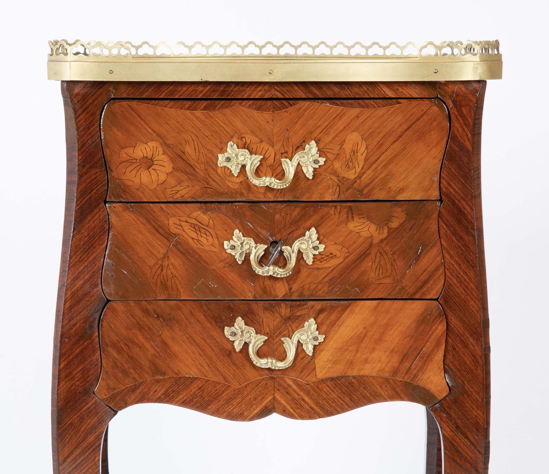 Louis XV Three Drawer Petite Commode