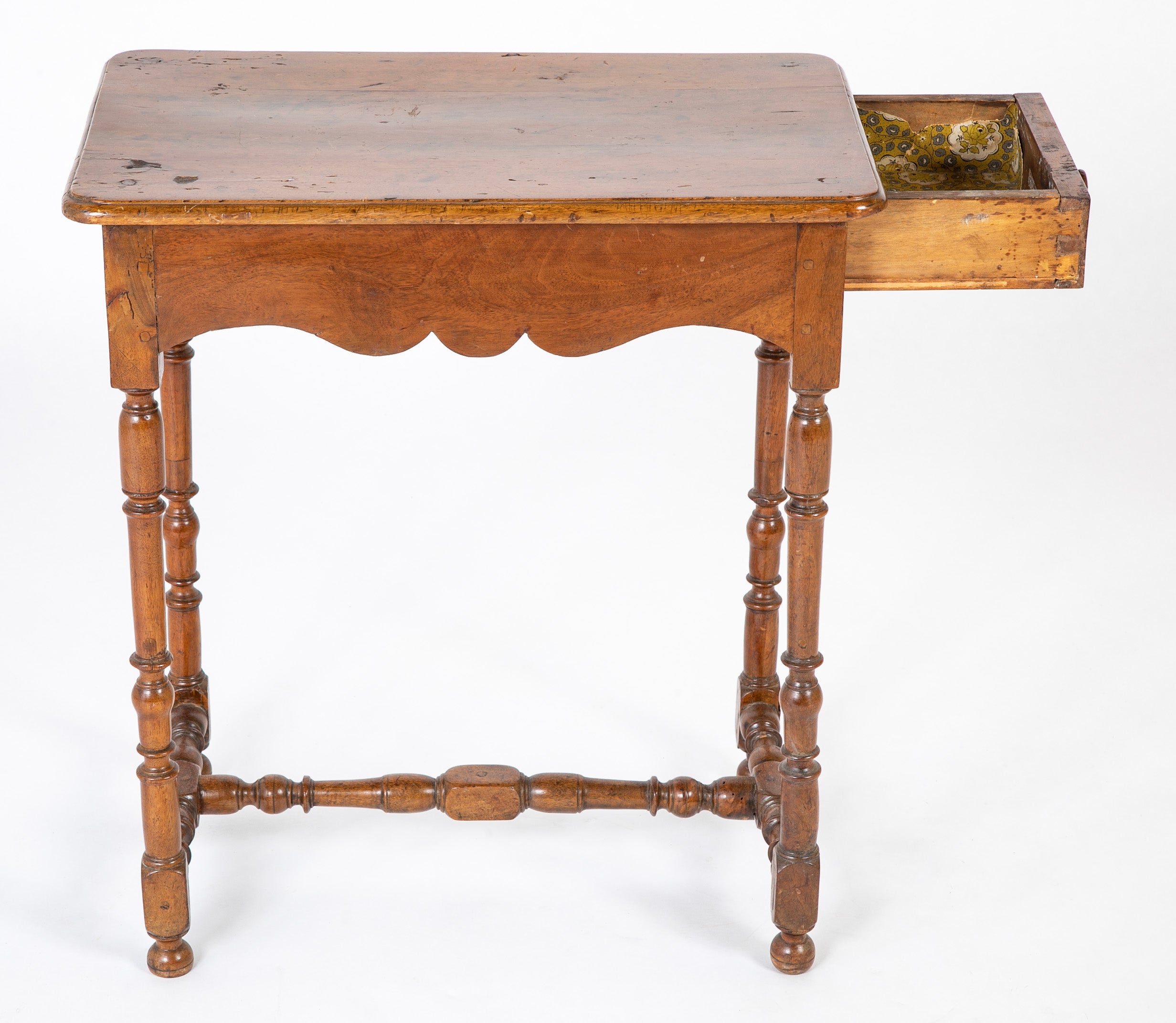 Early 18th Century Louis XIII Walnut Side Table