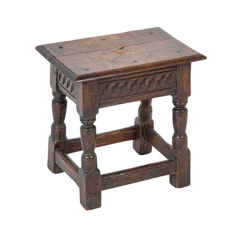 English Jacobean Oak Joint Stand