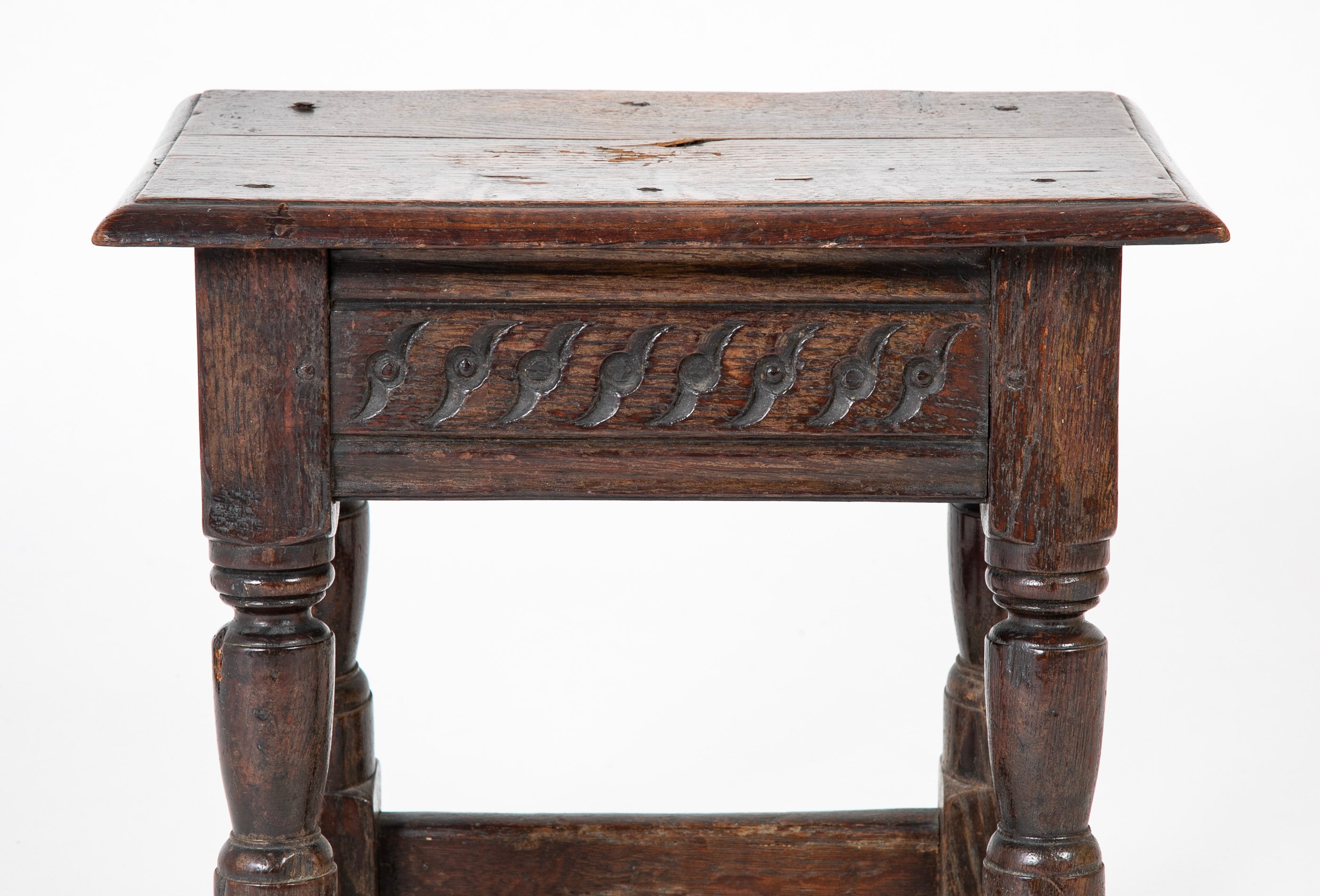 English Jacobean Oak Joint Stand