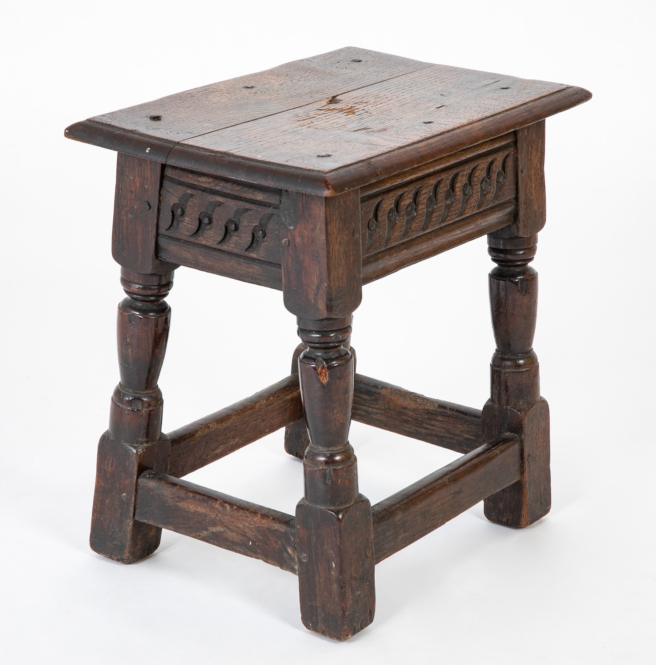 English Jacobean Oak Joint Stand