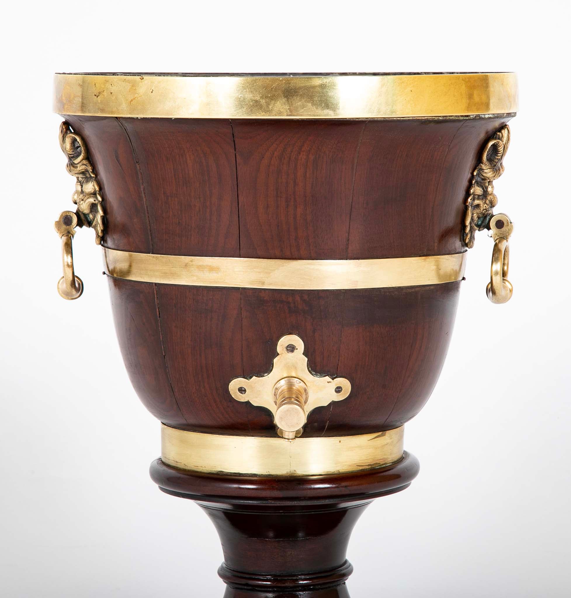 Fine English George III Mahogany Cistern