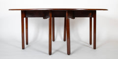 English George III Six Leg Mahogany Hunt Table