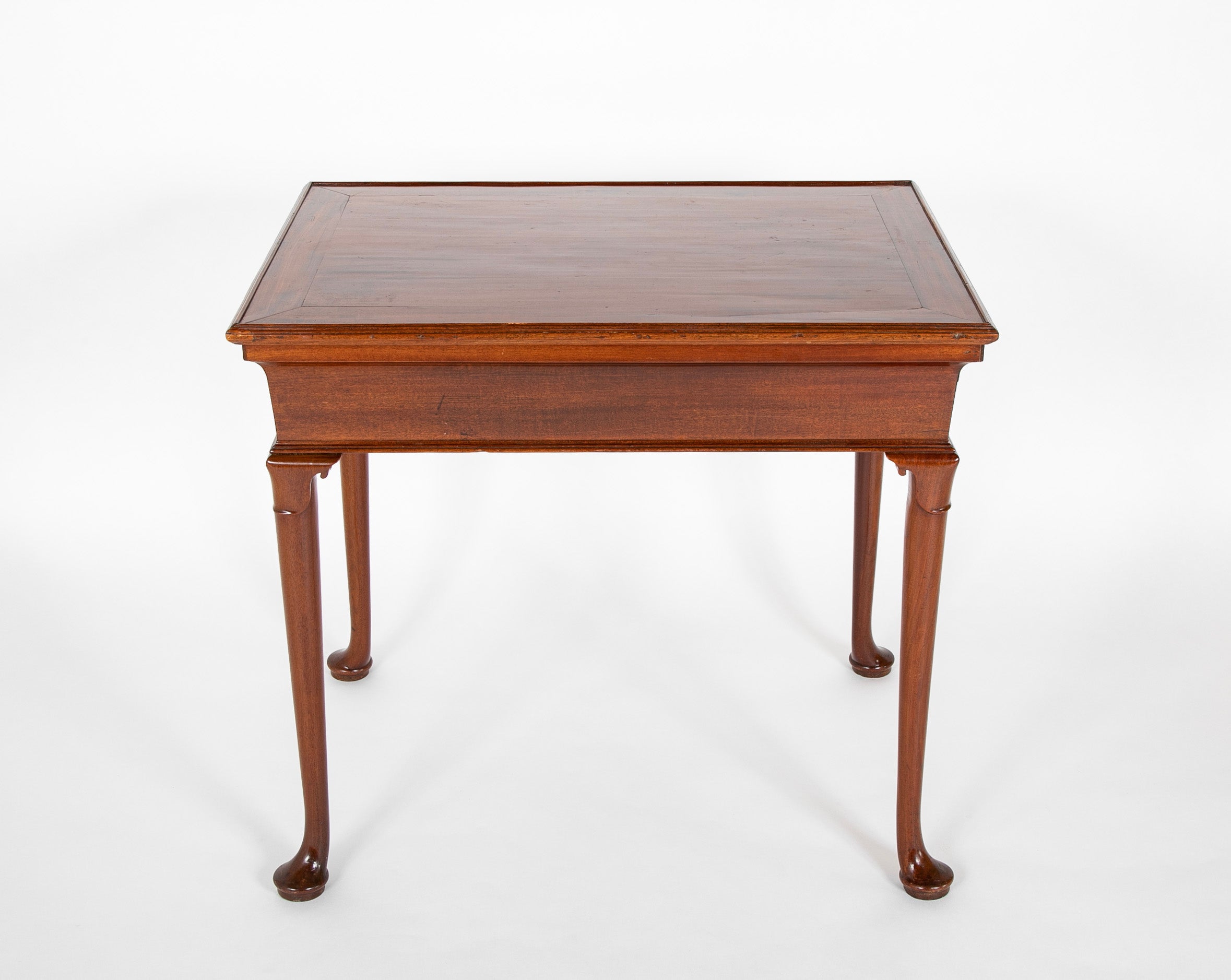 Rare George II / Queen Anne Padouk Wood Game & Tea Table