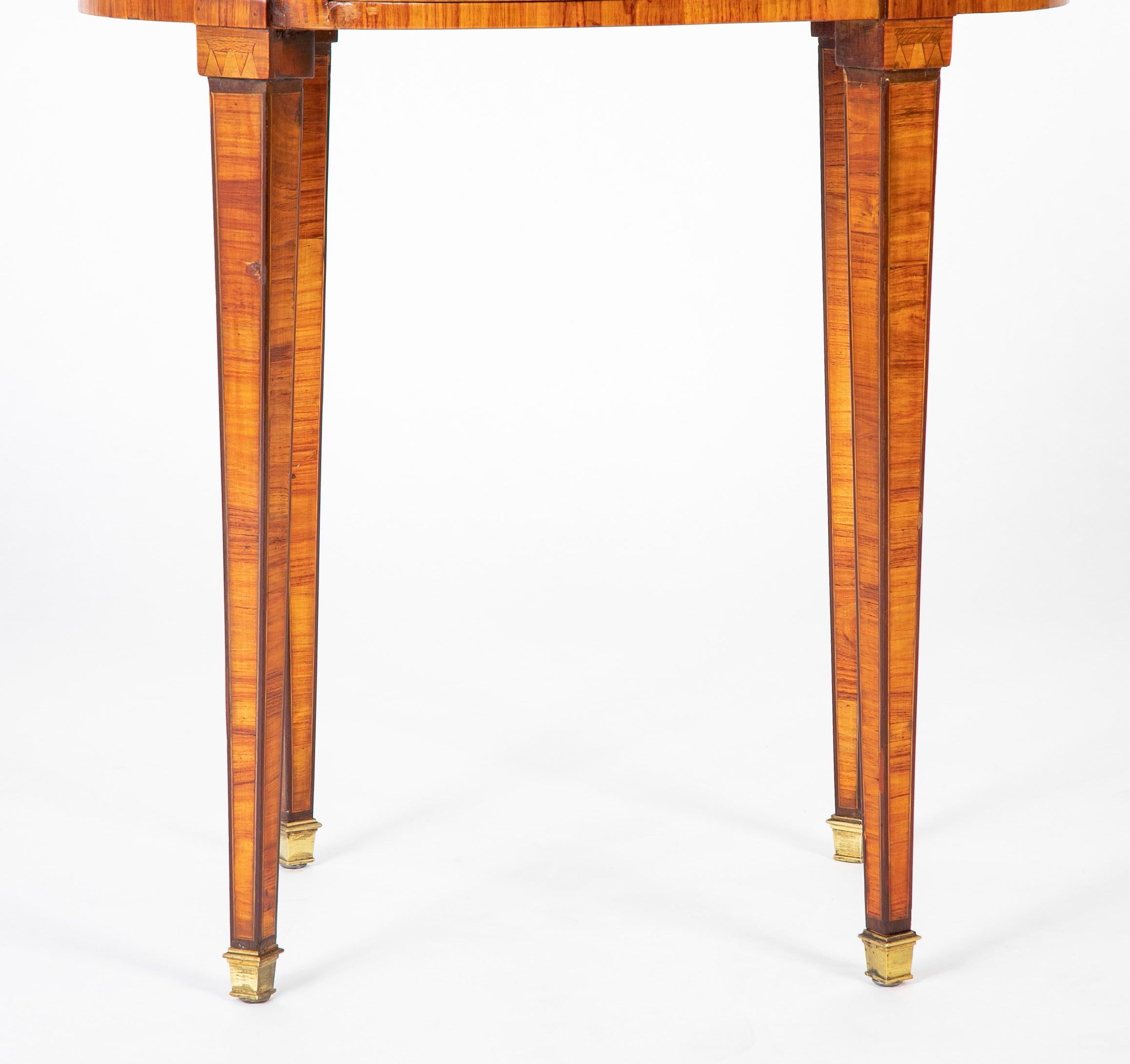Louis XVI Style Oval Parquetry Salon Table