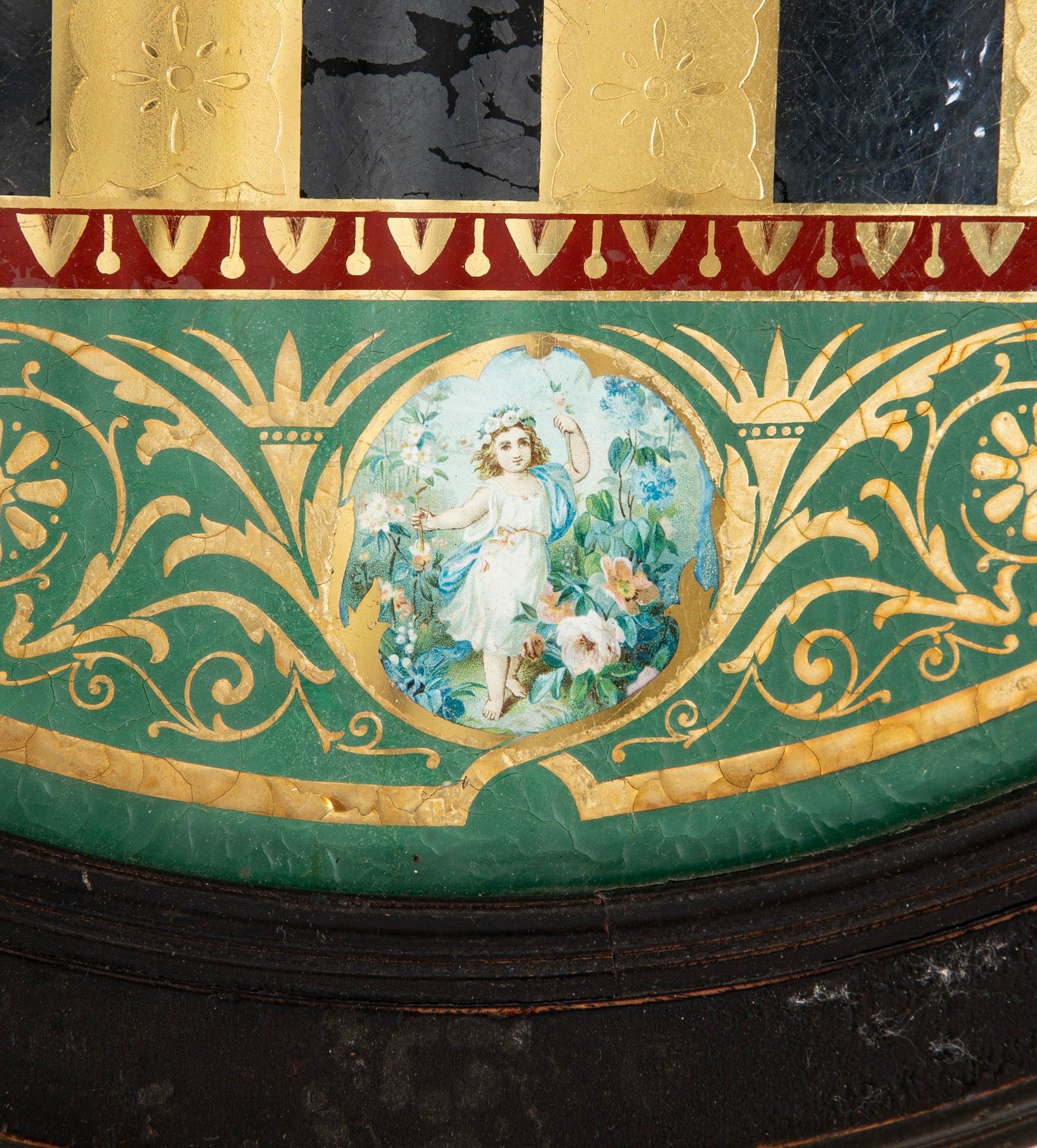 Late 19th Century Eglomise Top Games Table from The Stanley Weiss Collection