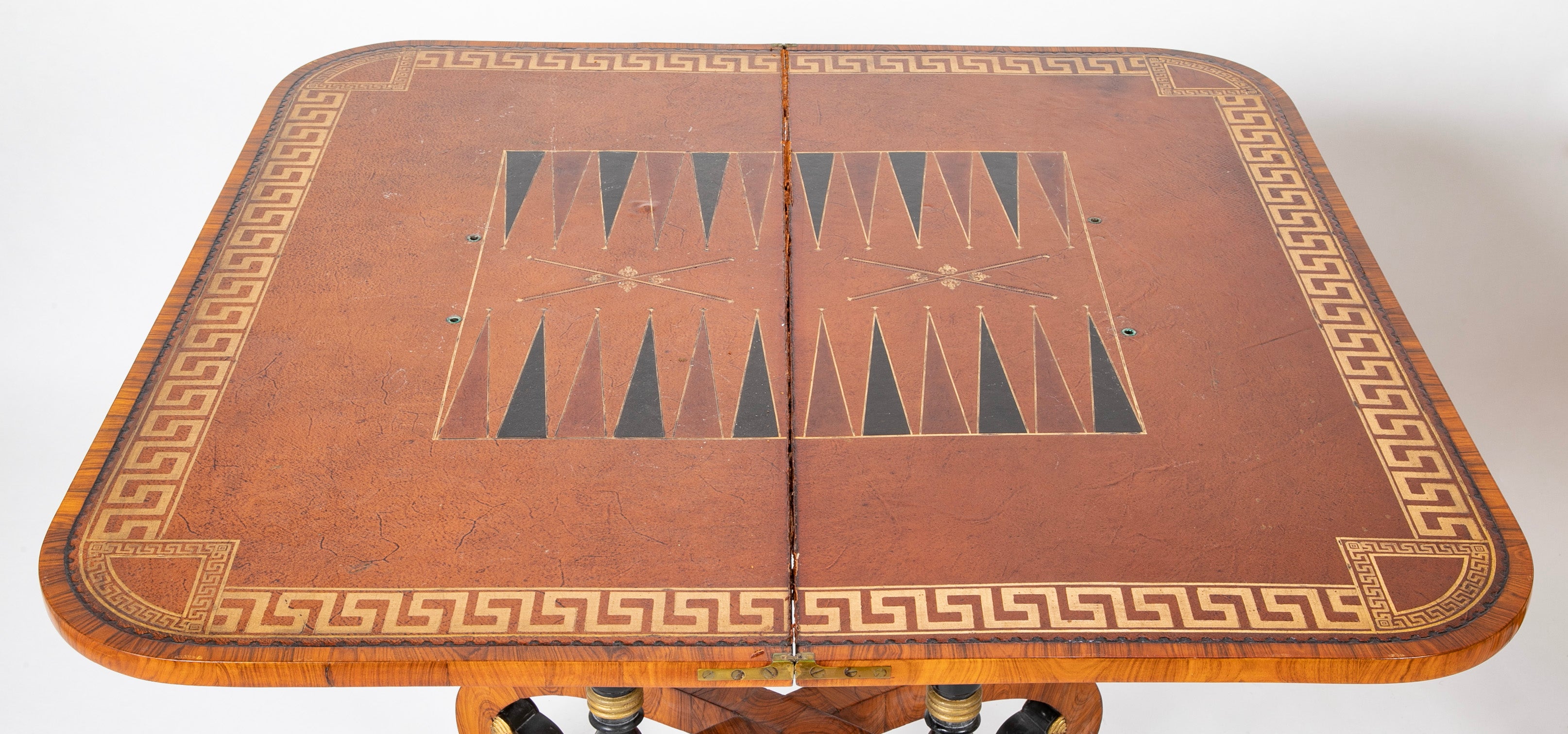 Rare Regency Pair of Games Tables