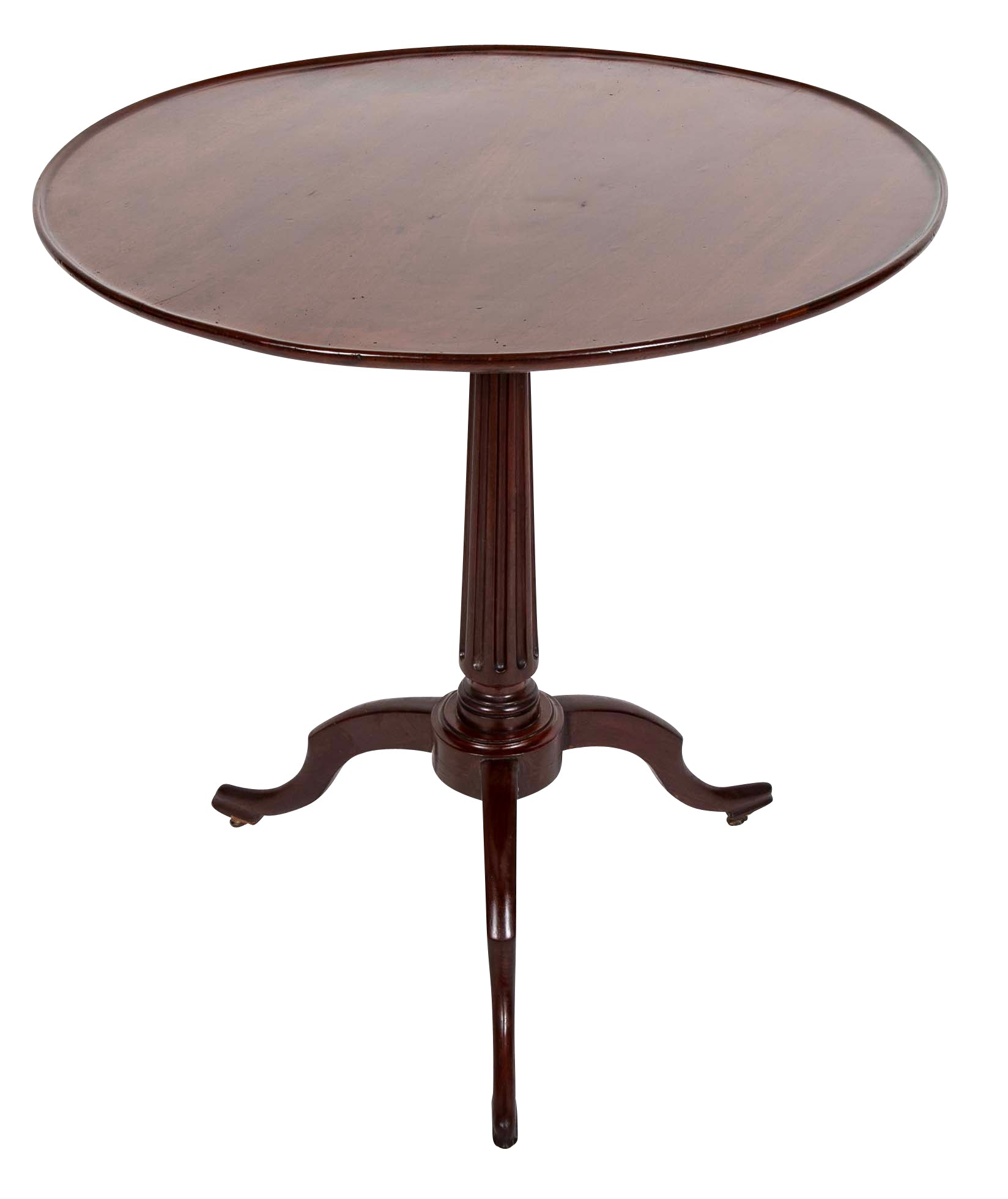 French Directoire Mahogany Tilt Top Table
