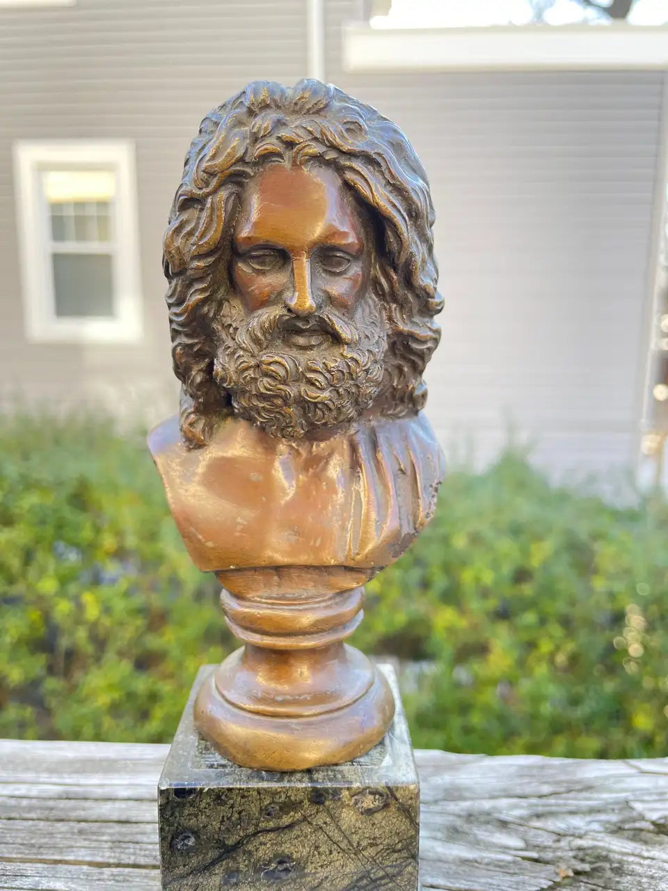 19th Century Italian Grand Tour Bronze Bust of the Roman God Jupiter