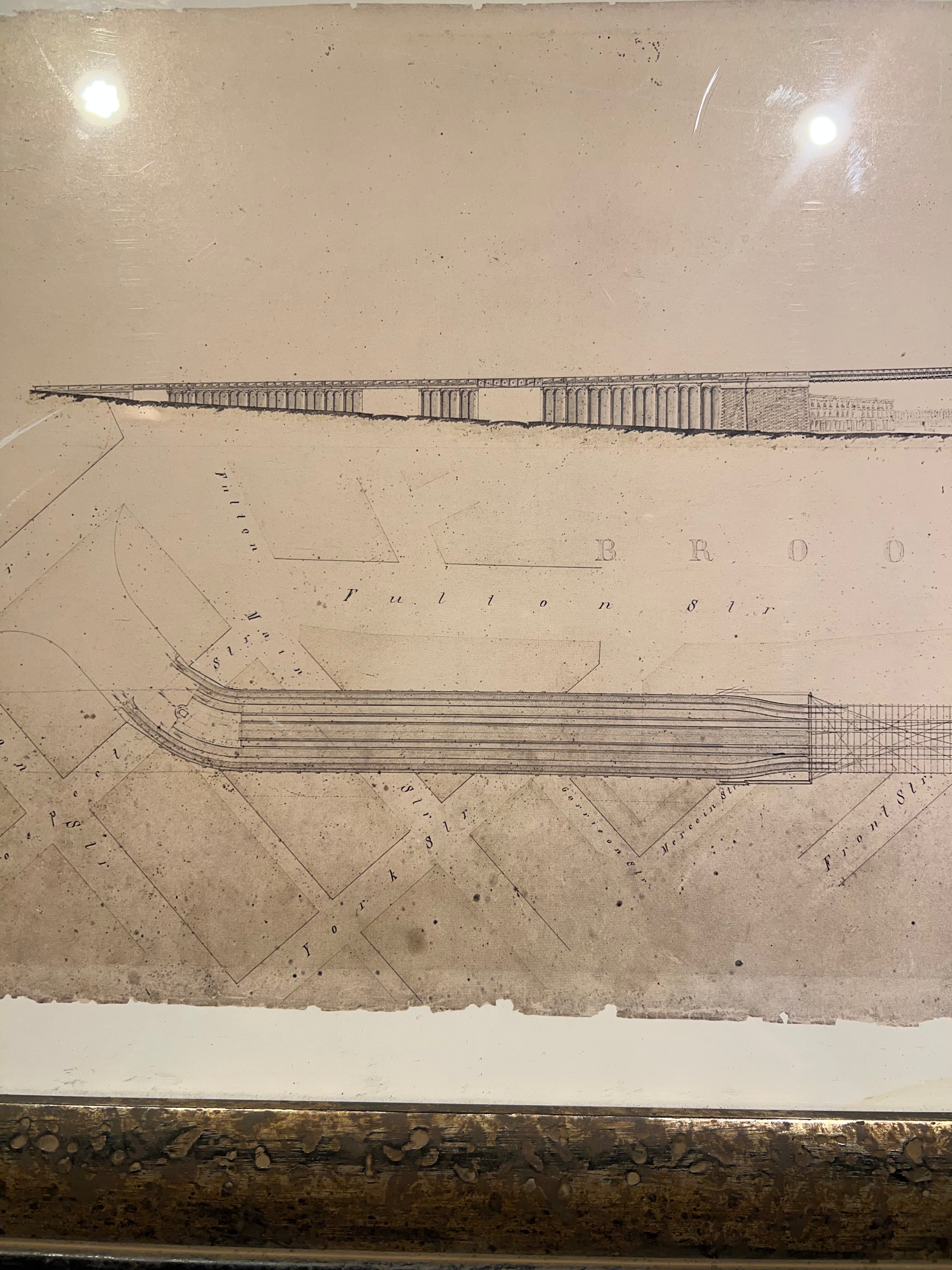 Copy of a Brooklyn Bridge Elevation Drawing