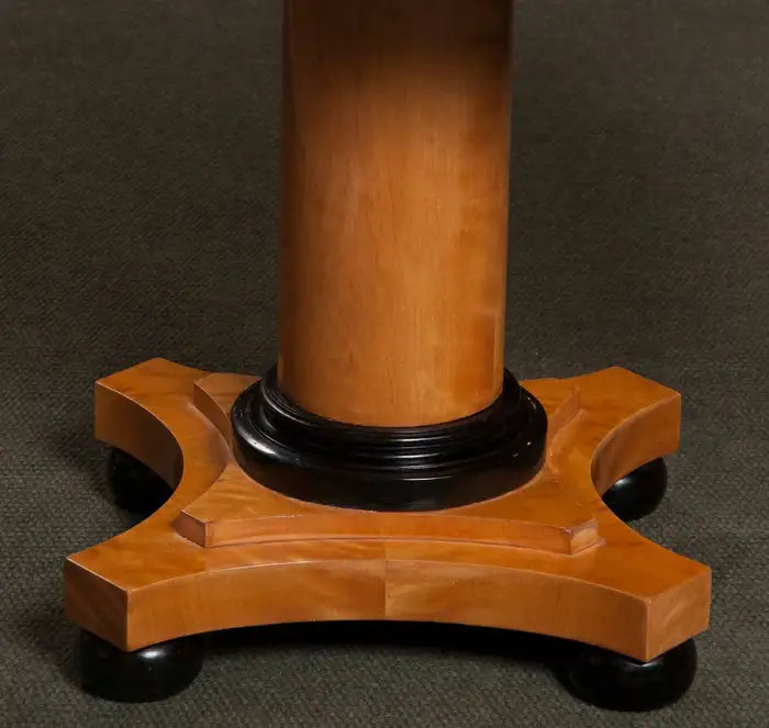 A Handsome Biedermeier Satinwood Sofa Table