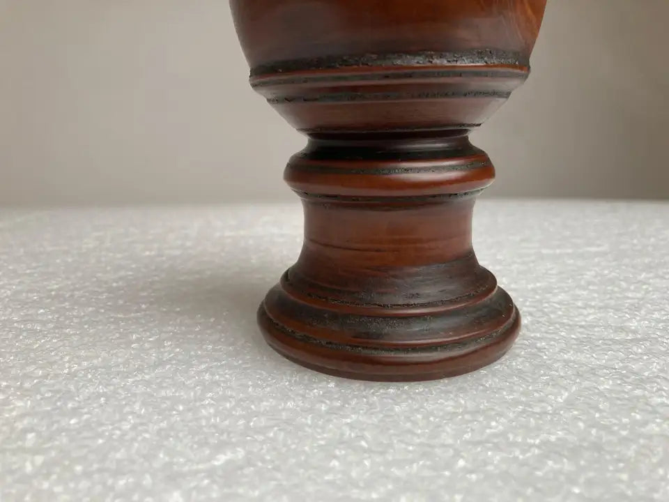 18th Century English Treen Yew Wood Mortar and Pestle
