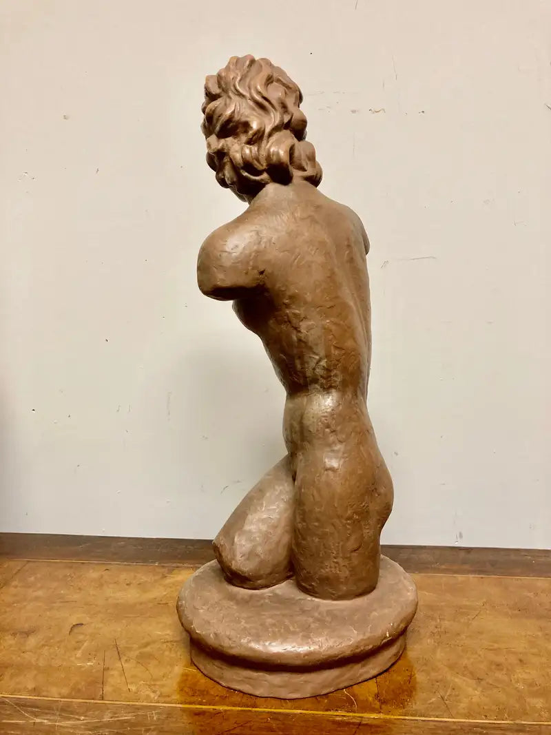 Terracotta Female Nude, Austrian Art Deco, Goldscheider, Vienna