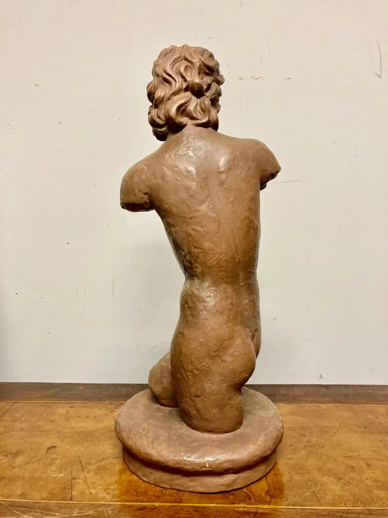 Terracotta Female Nude, Austrian Art Deco, Goldscheider, Vienna
