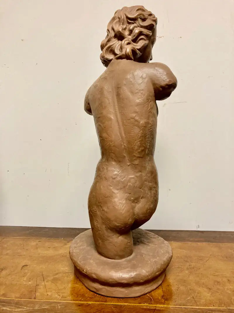 Terracotta Female Nude, Austrian Art Deco, Goldscheider, Vienna