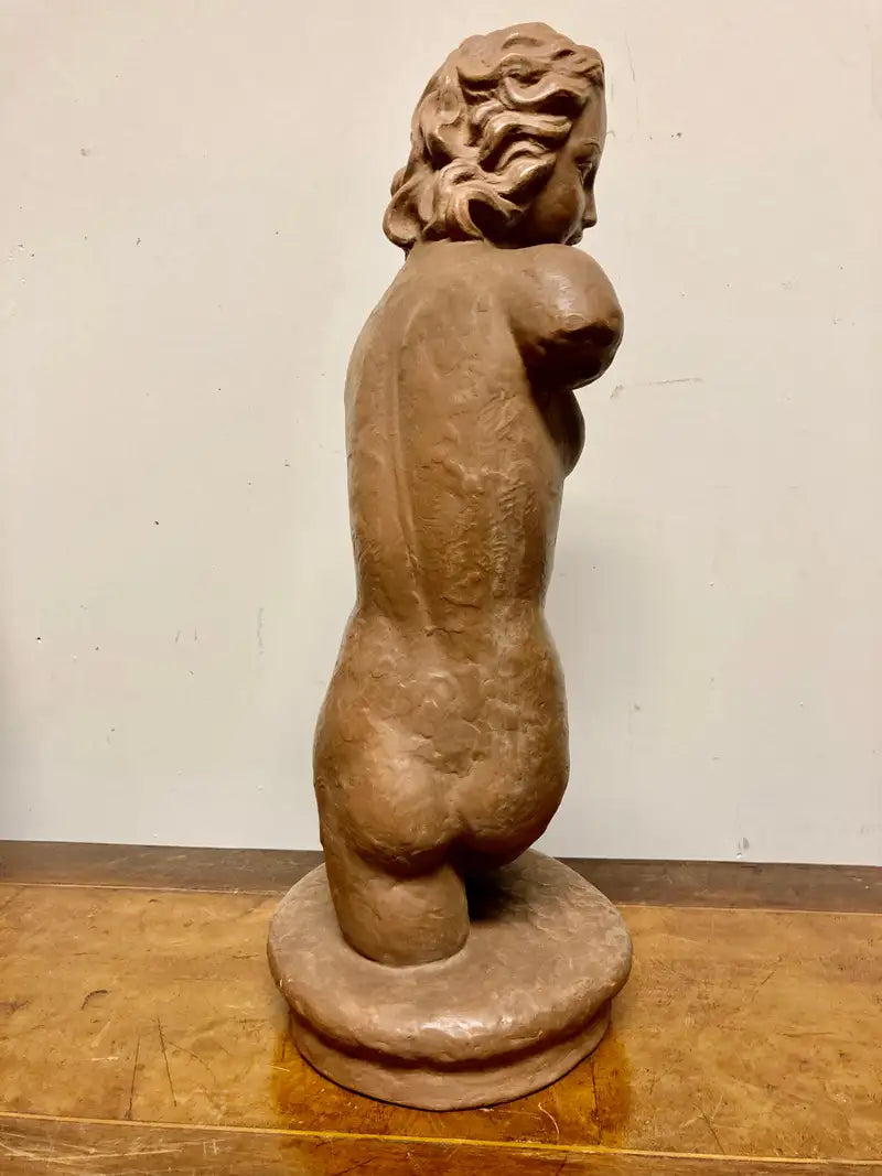 Terracotta Female Nude, Austrian Art Deco, Goldscheider, Vienna
