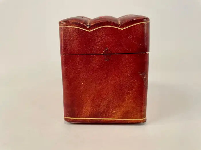 Mid-20th Century Italian Leather Playing Card Case
