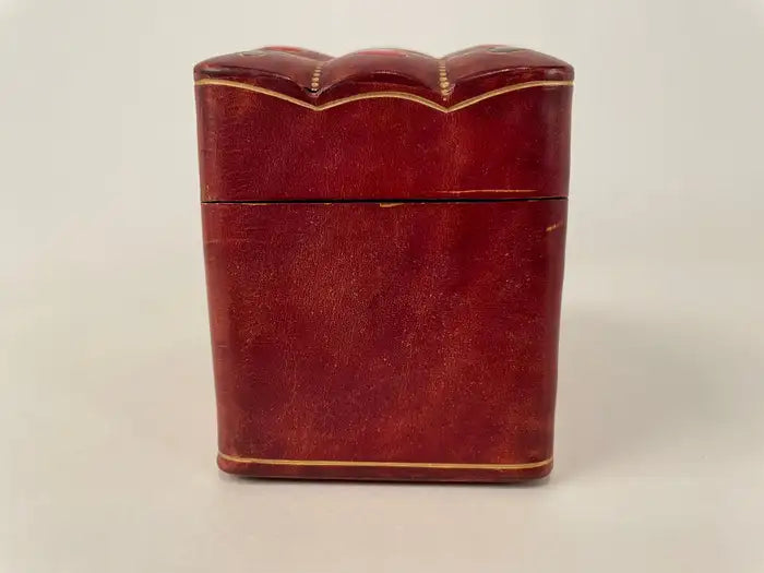Mid-20th Century Italian Leather Playing Card Case