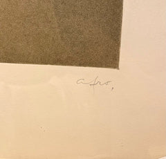 A Etching and Aquatint by Afro Basaldella Titled "Grande Grigio"