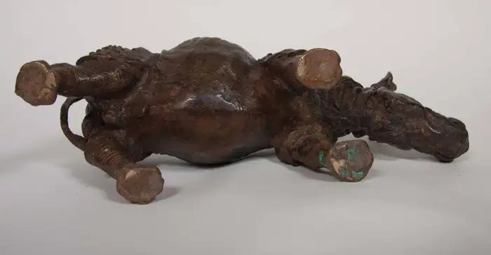 Japanese Bronze of a Rhinoceros