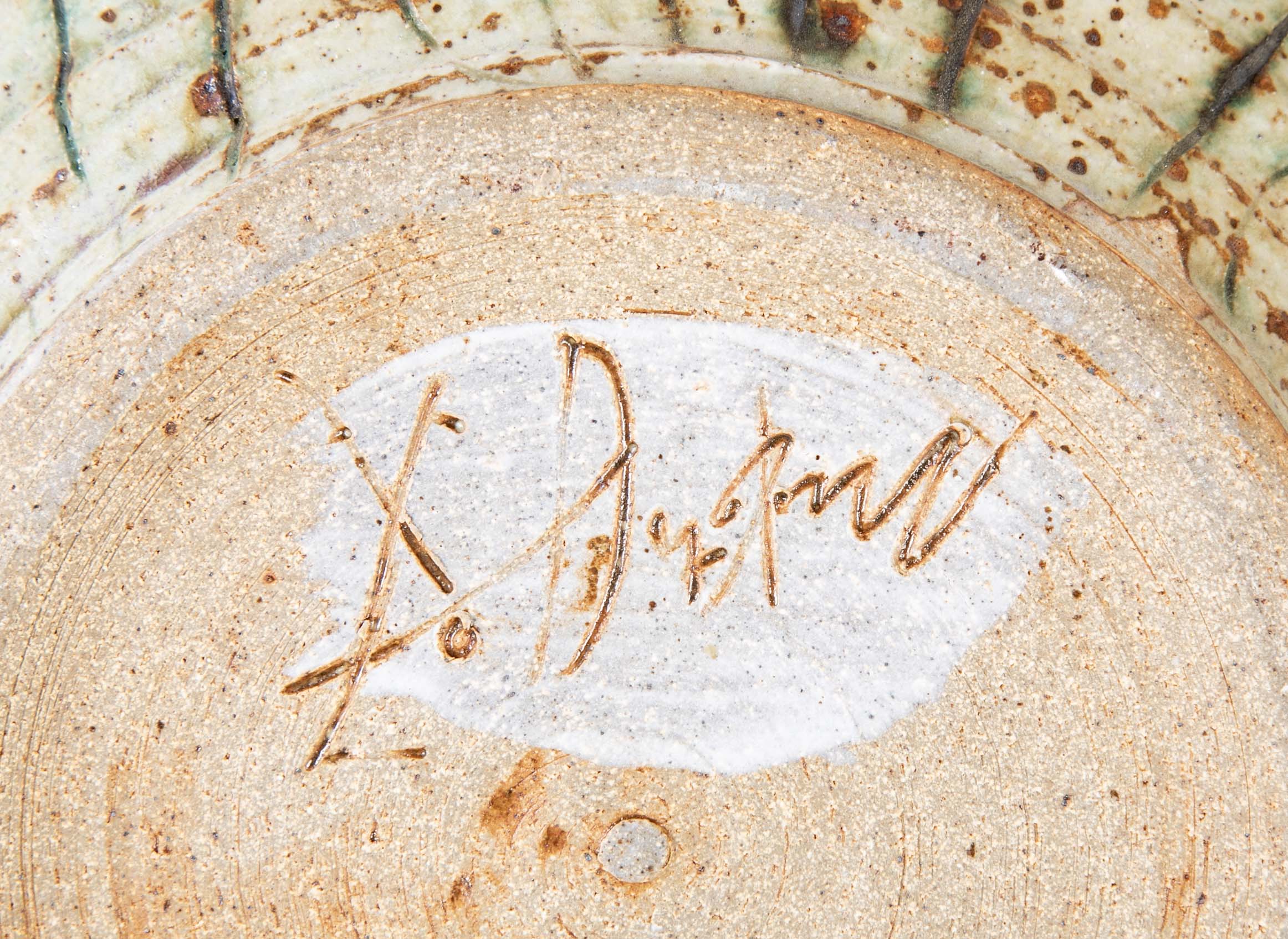 Glazed Ceramic Bowl by Makoto Yabe (b.1947-2005)