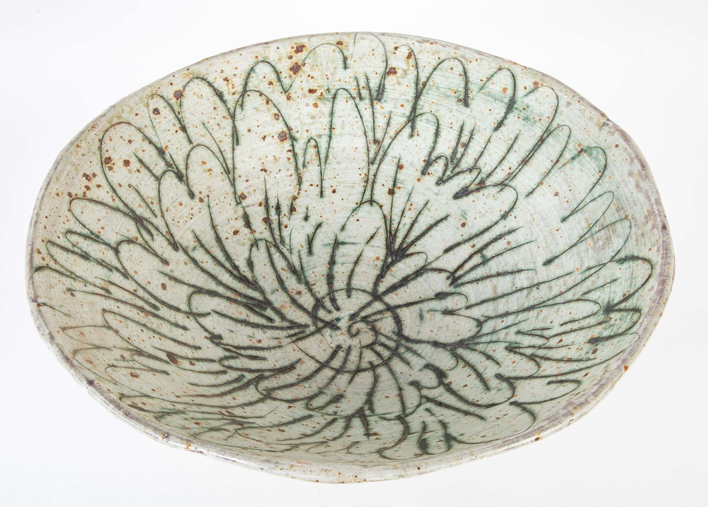 Glazed Ceramic Bowl by Makoto Yabe (1947-2005)