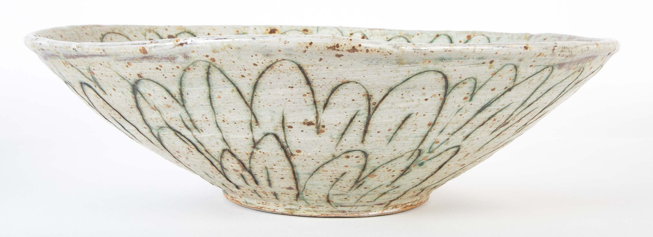Glazed Ceramic Bowl by Makoto Yabe (1947-2005)