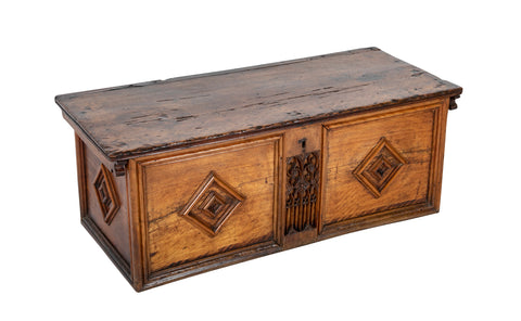 Late 16th / Early 17th Century French Walnut Cassone