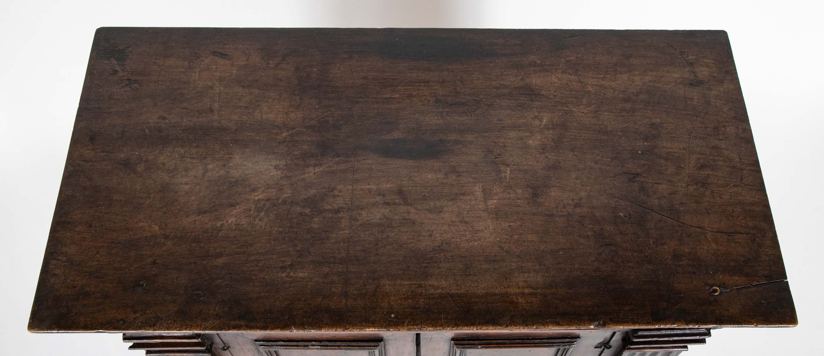 17th Century Italian Baroque Walnut Credenza