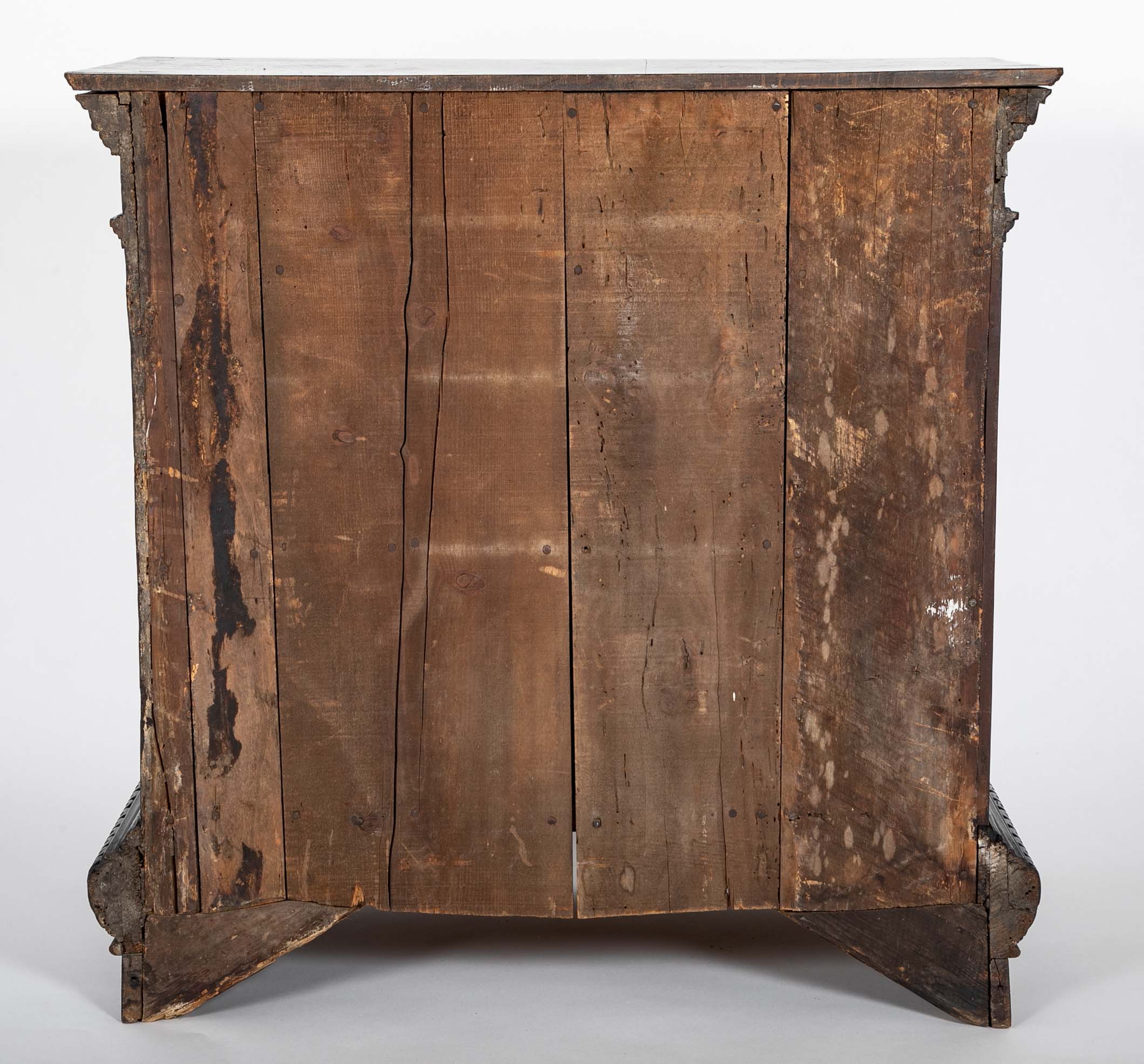 17th Century Italian Baroque Walnut Credenza