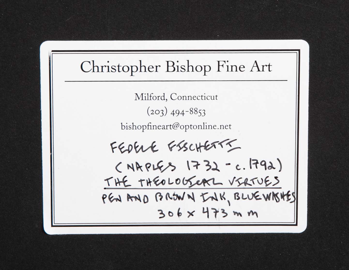 "The Theological Virtues" By Fidelle Fischetti Naples 1732-1792