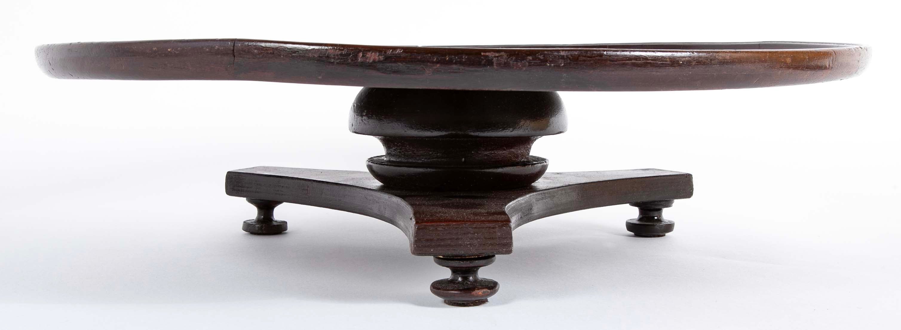 English Regency Mahogany Lazy Susan, Rotary Display Turntable