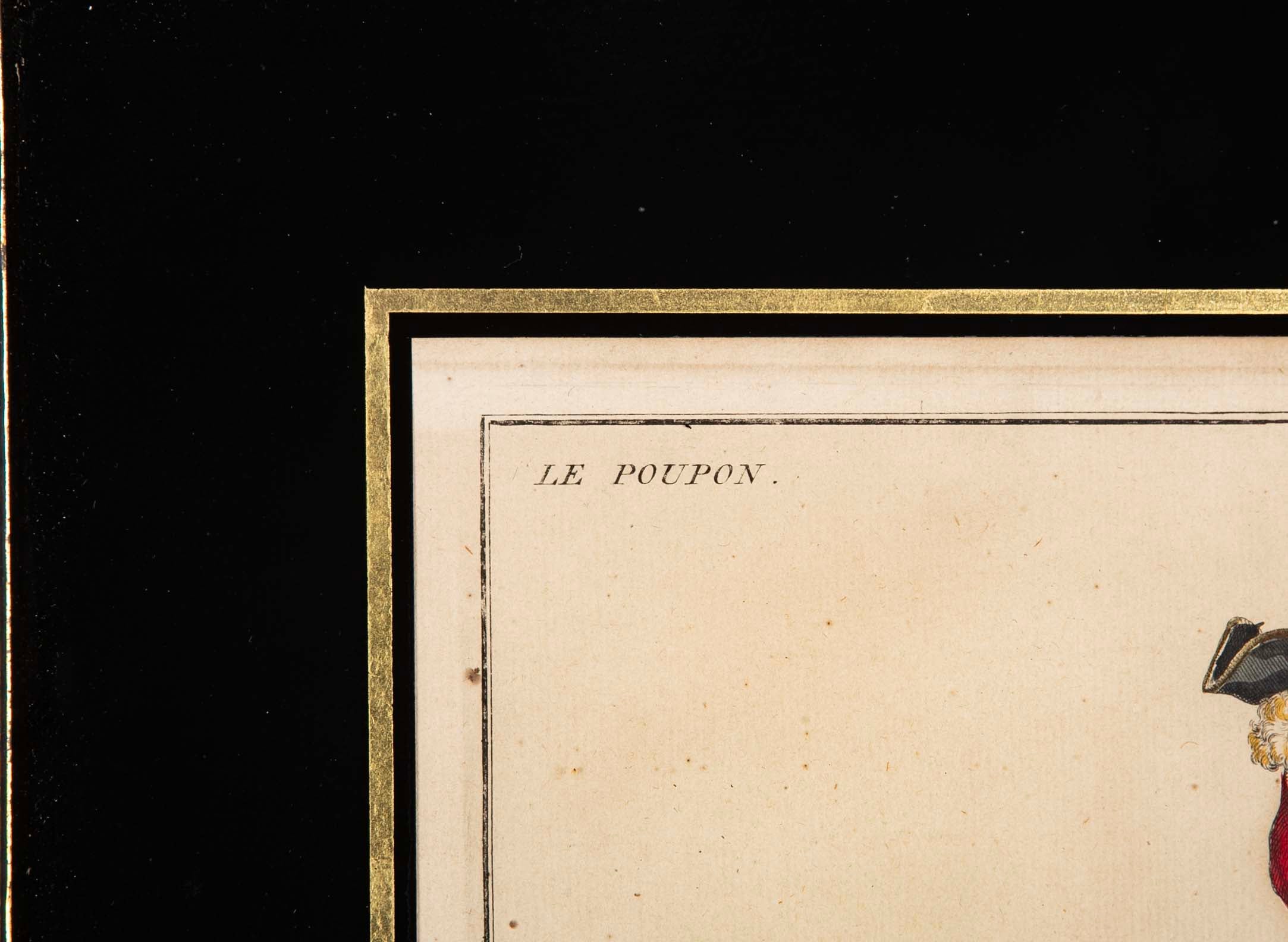 Set of Six 18th Century Hand Colored Prints of Horses by Baron D'Eisenberg