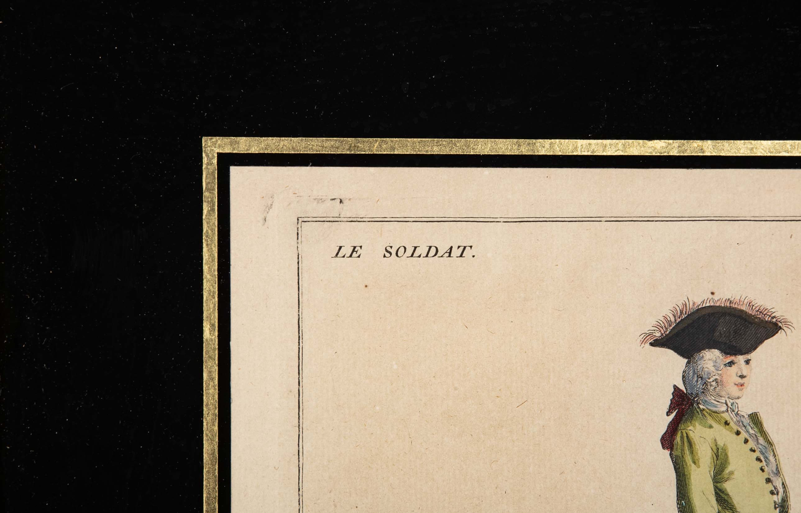 Set of Six 18th Century Hand Colored Prints of Horses by Baron D'Eisenberg