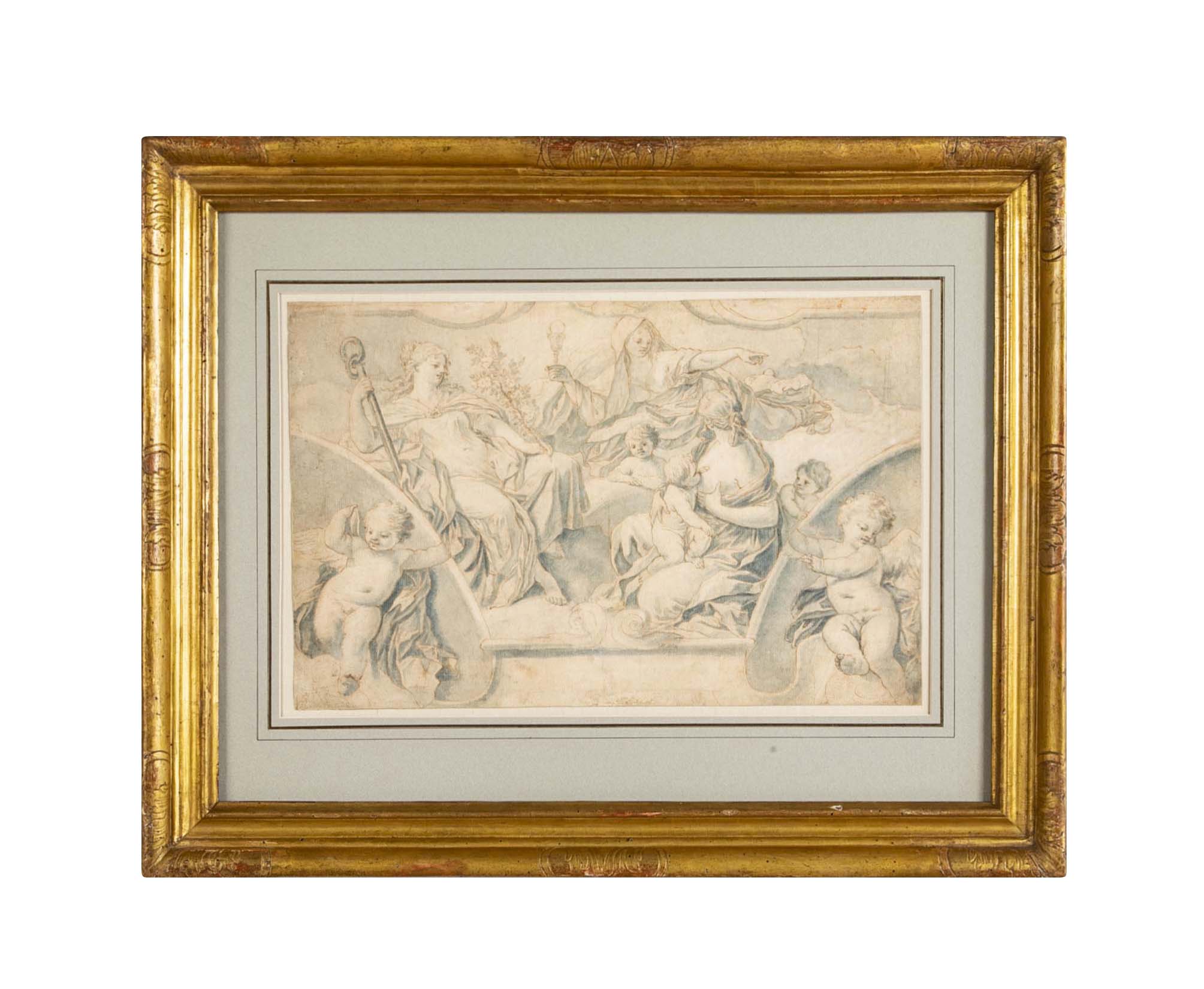 "The Theological Virtues" By Fidelle Fischetti Naples 1732-1792