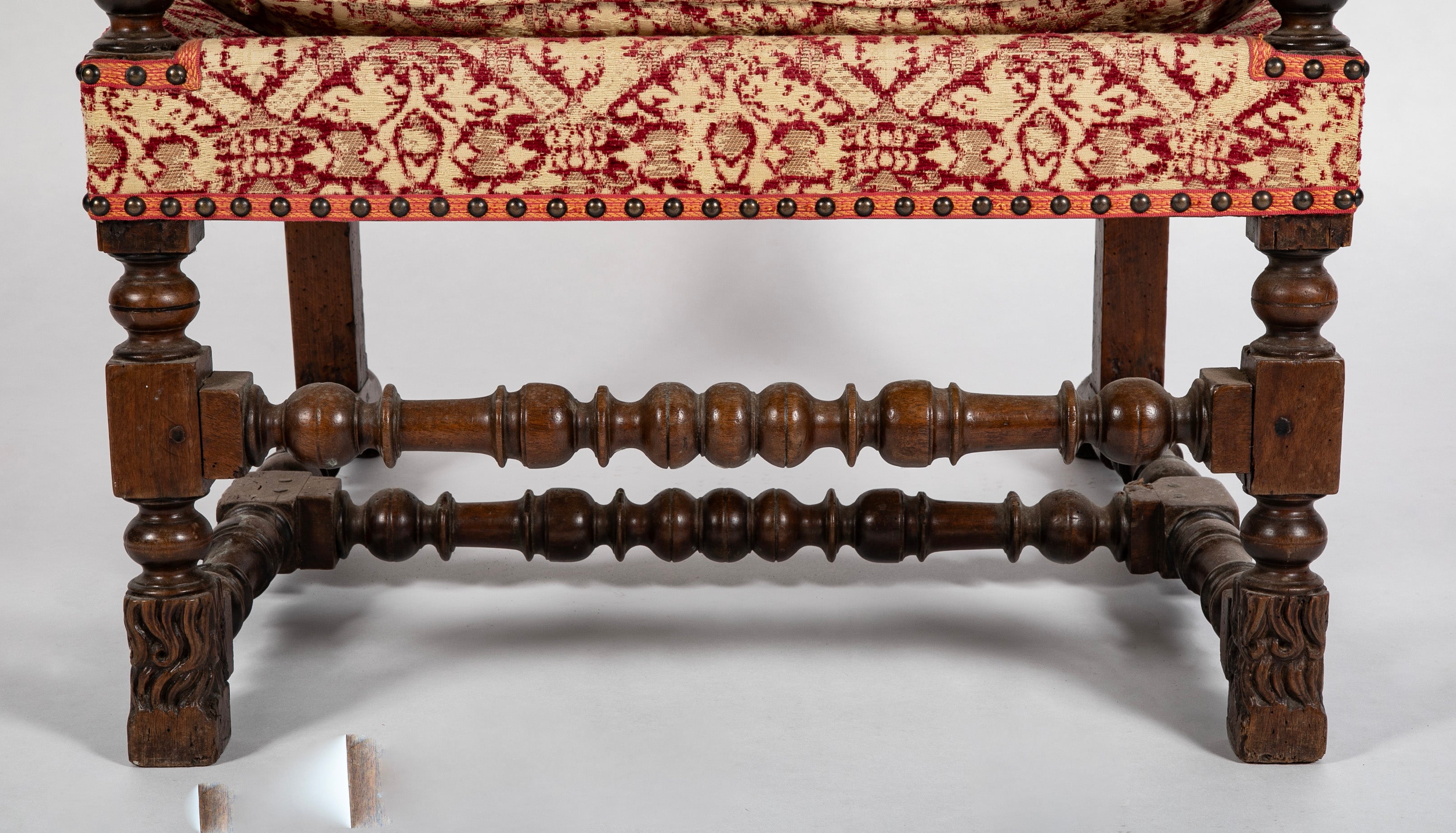 Unique 18th Century French Armchair with Tray Holder Arms