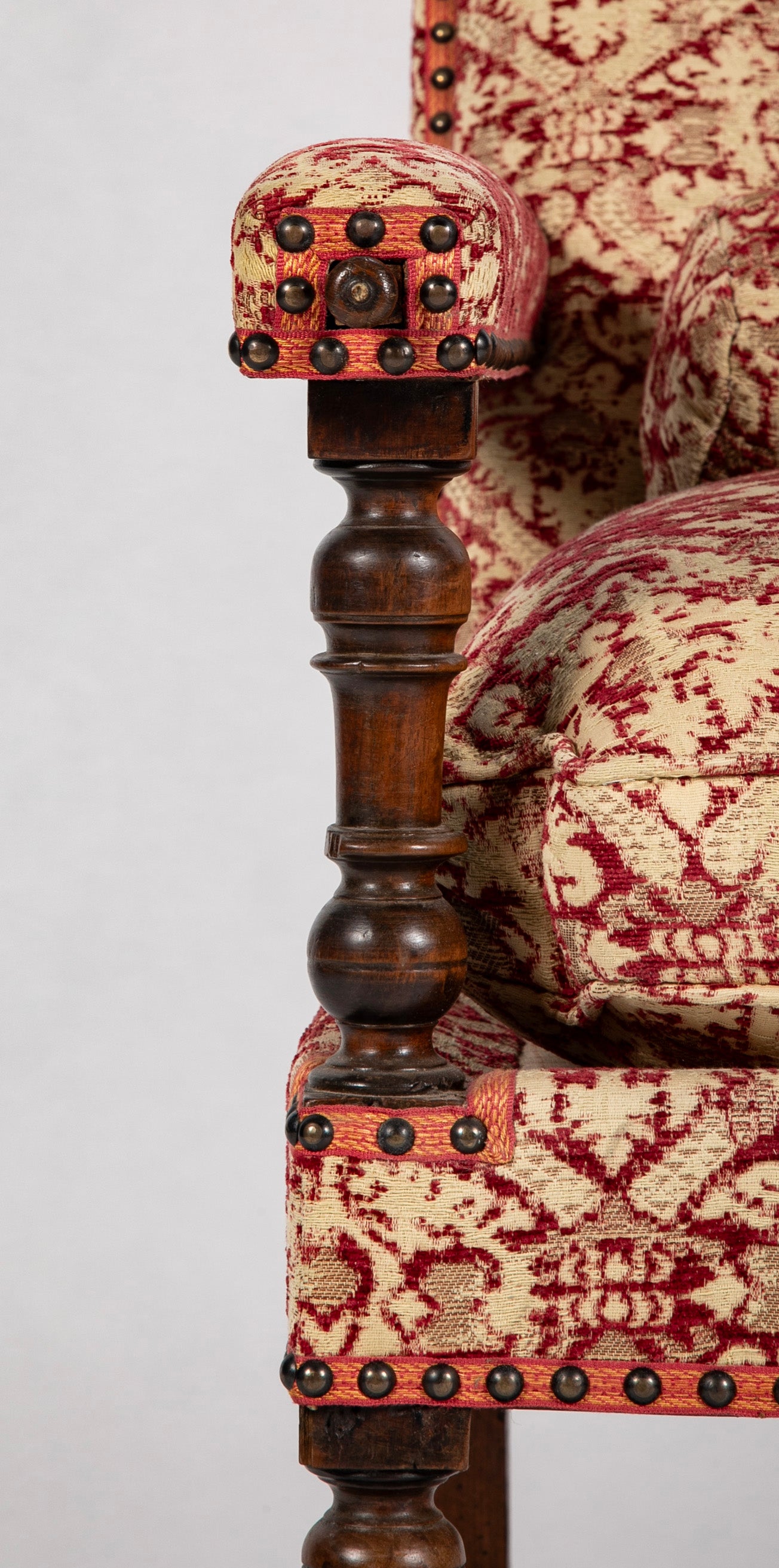 Unique 18th Century French Armchair with Tray Holder Arms