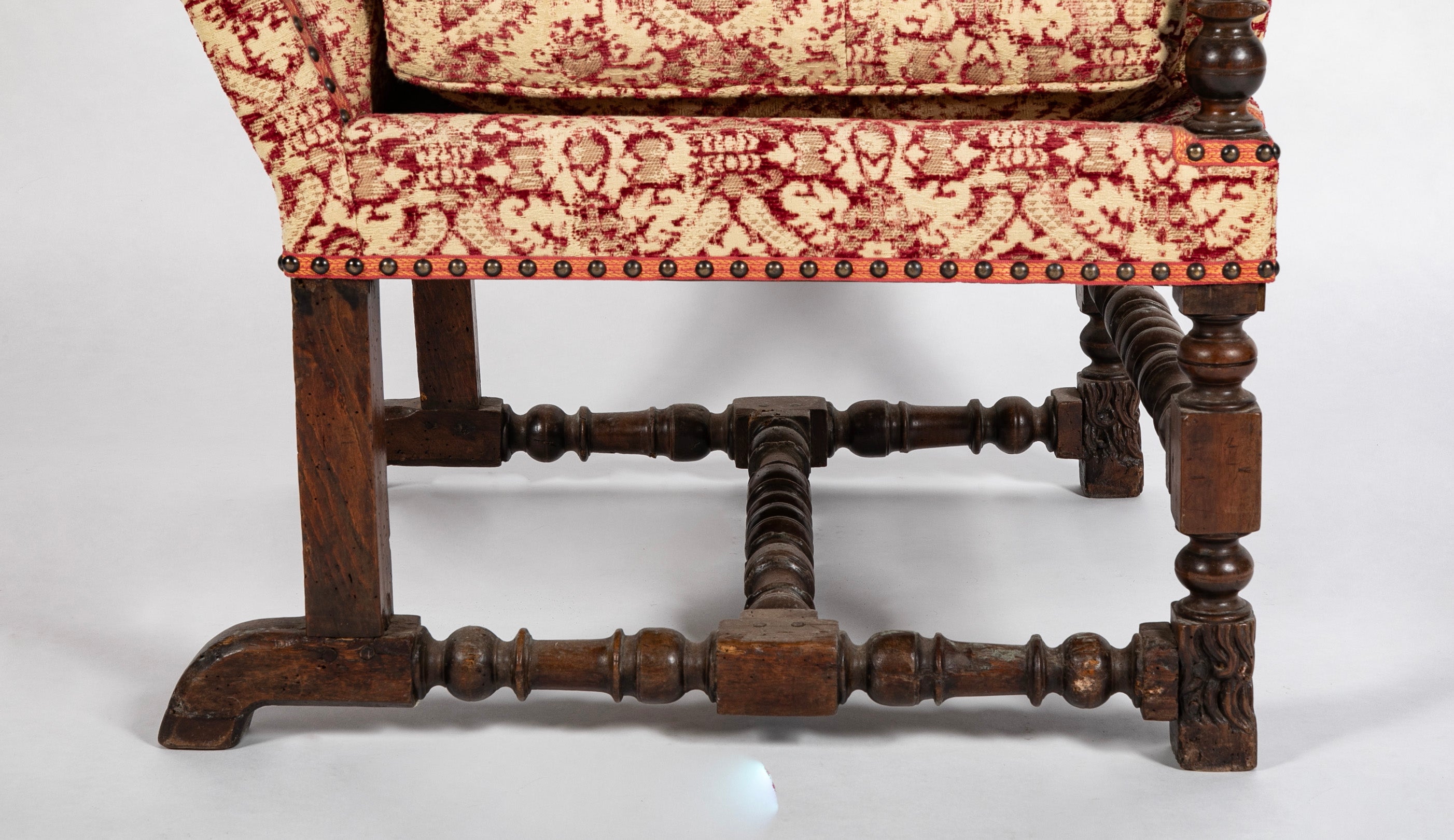 Unique 18th Century French Armchair with Tray Holder Arms