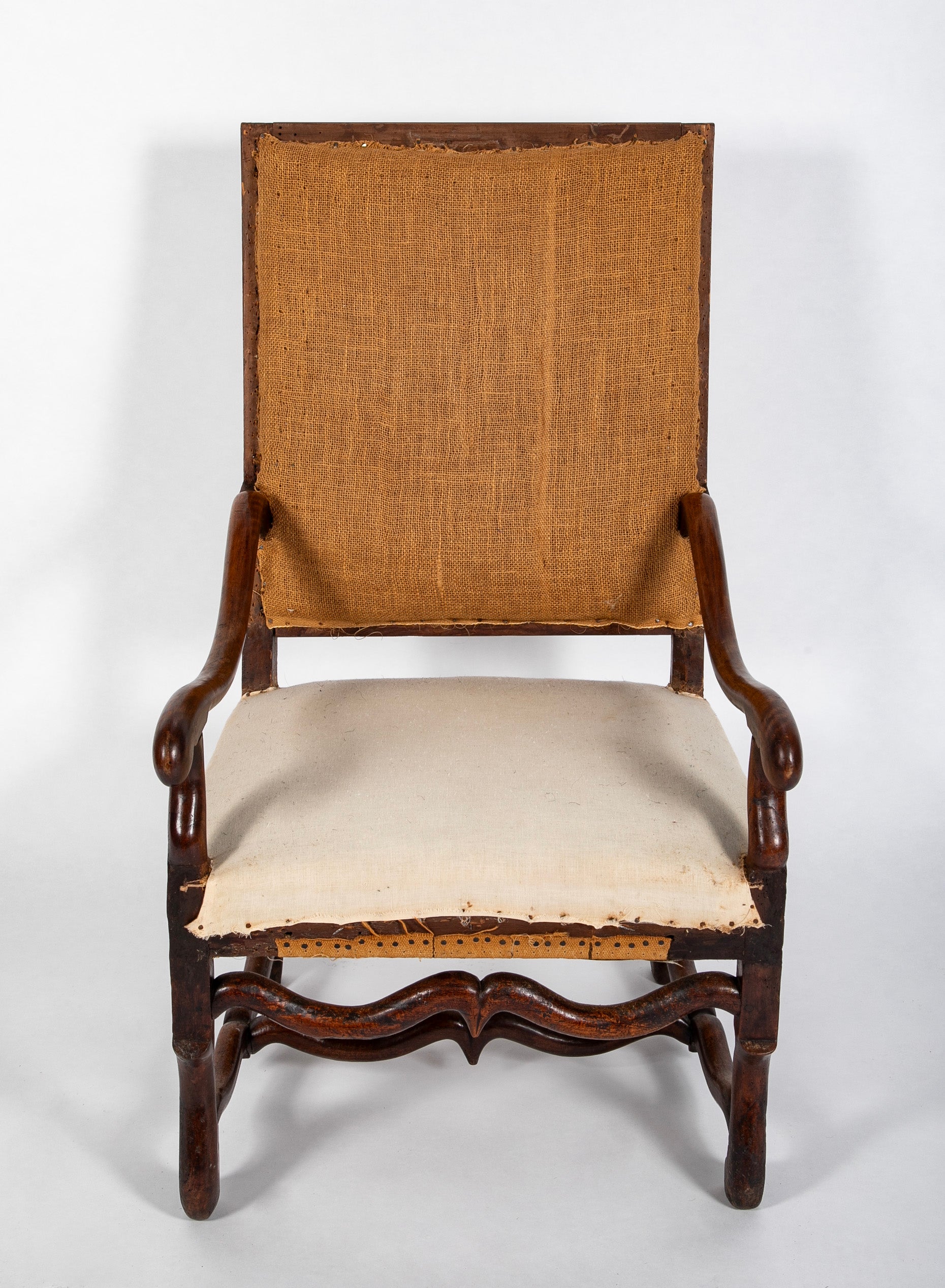Pair of Louis XIII Style Fauteuils Noyer Provencal